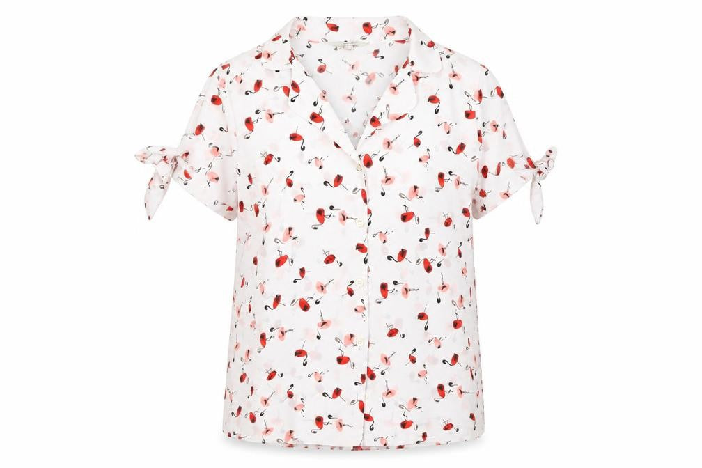 Front view of Next Women's Multicoloured Floral Blouse, size 10