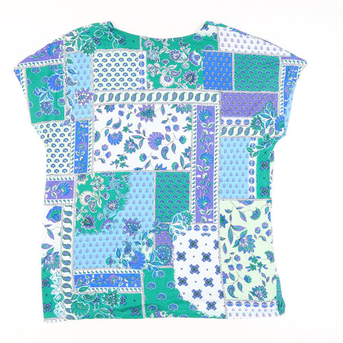 Bonmarché Women's Multicoloured Floral T-Shirt Size 14