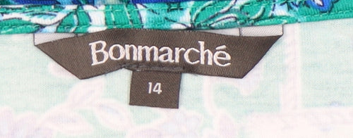 Bonmarché Women's Multicoloured Floral T-Shirt Size 14
