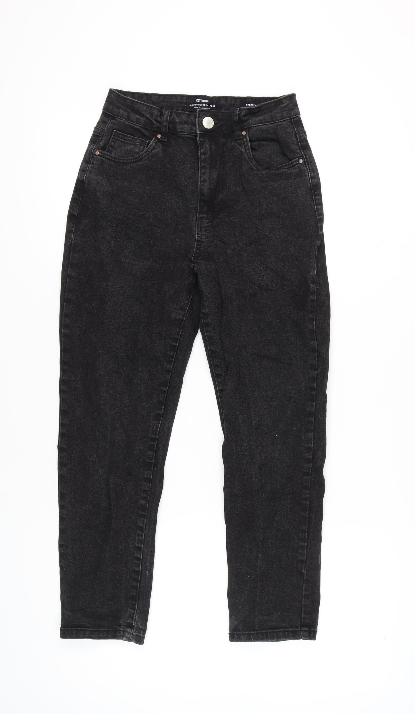Cotton On Women's Black Straight Jeans Size 10