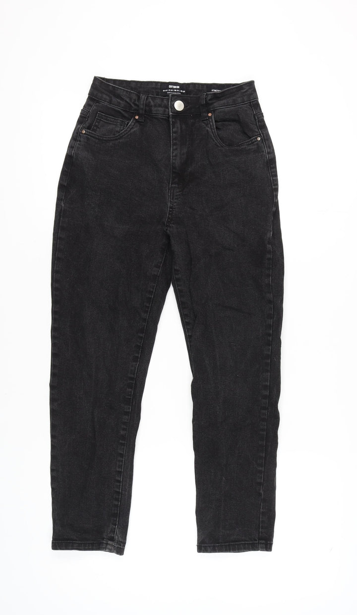 Cotton On Women's Black Straight Jeans Size 10