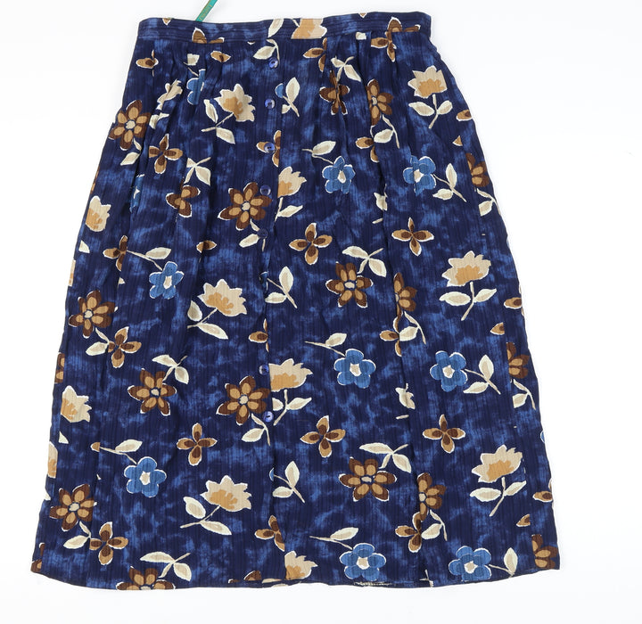 Canda Women's Floral Skirt, Multicoloured, Size 18
