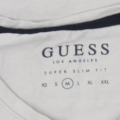 Guess Beige Graphic Slim Men's T-Shirt M