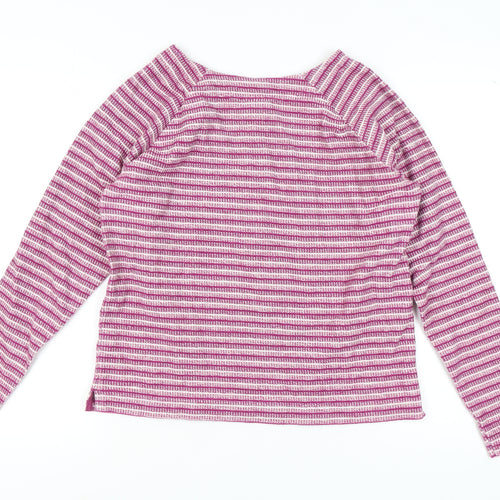 Weird Fish Women's Multicoloured Stripe Top, Size 14, Cotton