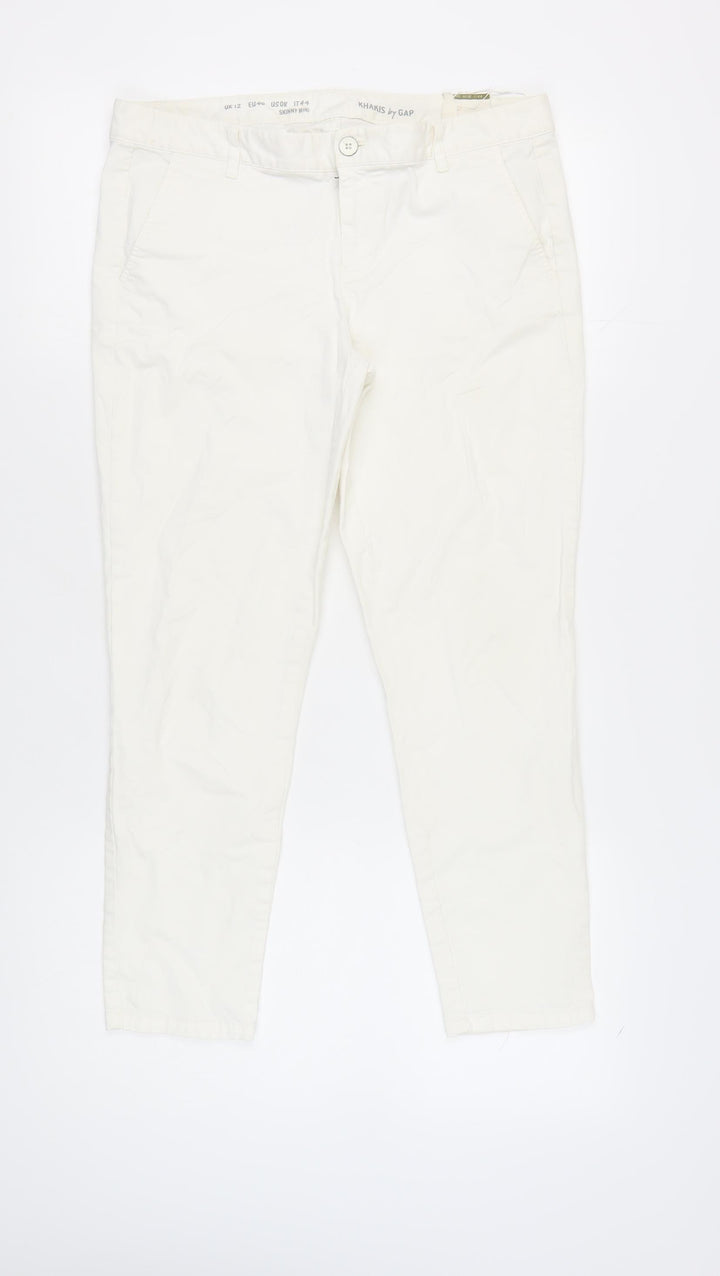 Gap Women's Ivory Khakis Size 12