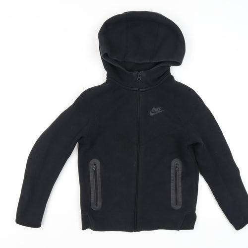 Nike Girls Black Full Zip Hoodie M