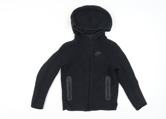 Nike Girls Black Full Zip Hoodie M