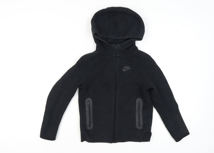 Nike Girls Black Full Zip Hoodie M