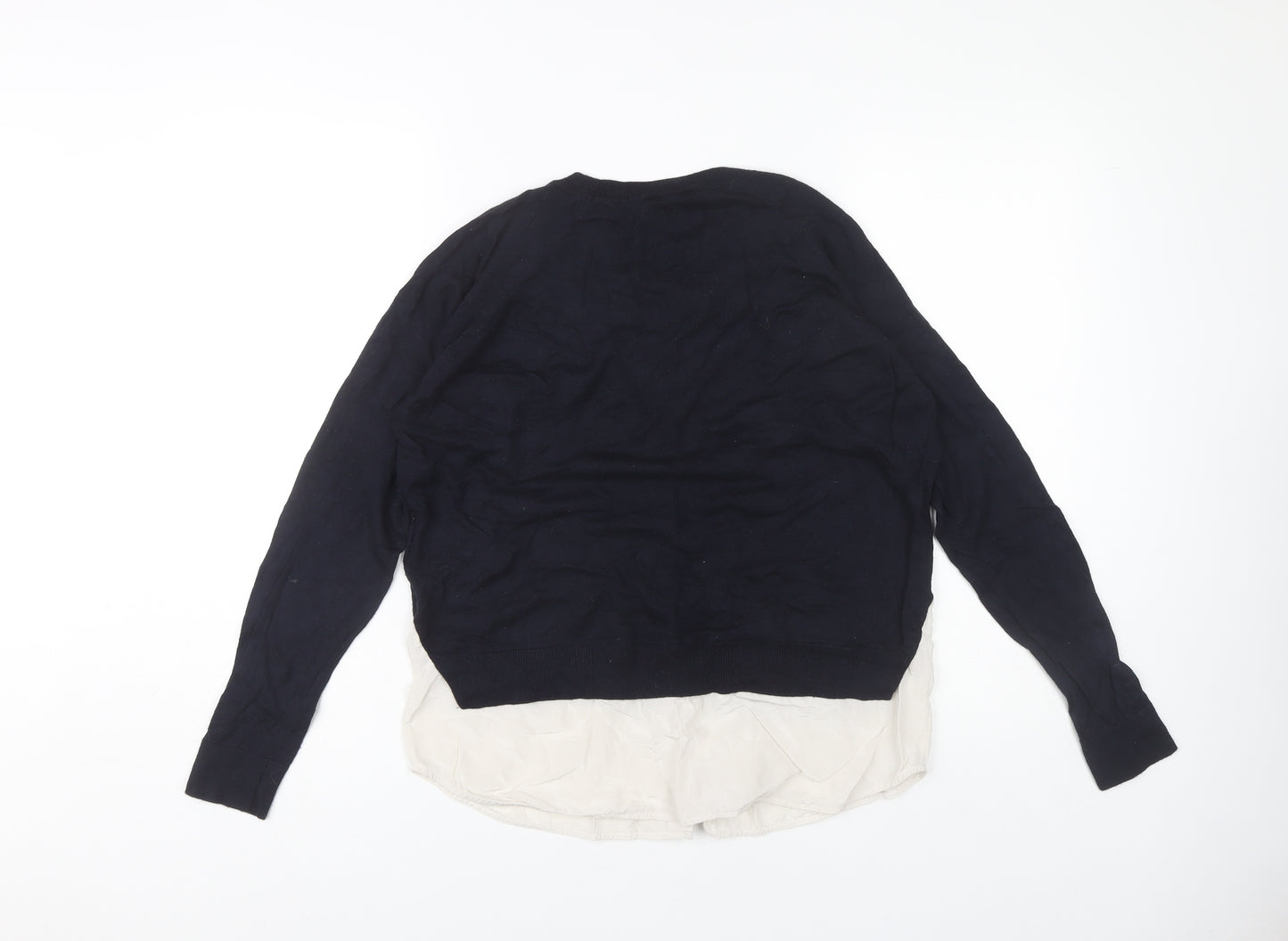 Whistles Women's Blue Pullover Jumper Size 10