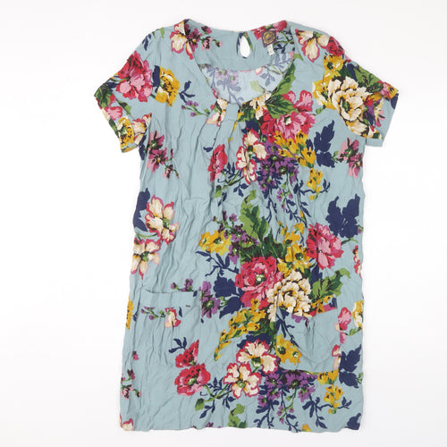 Joules Women's Multicoloured Floral Dress Size 12