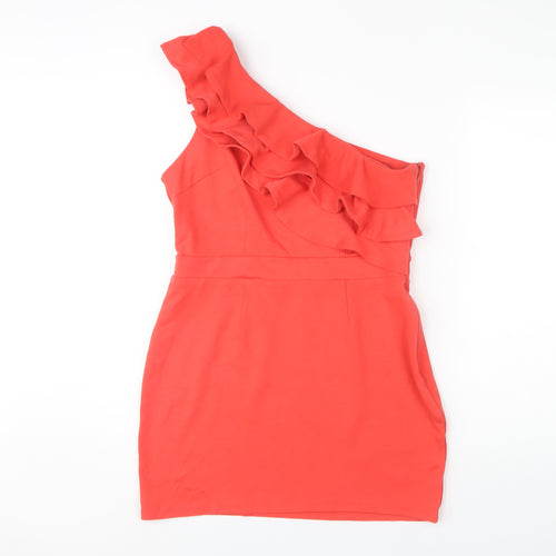 Lipsy Women's Red Bodycon Party Dress Size 14