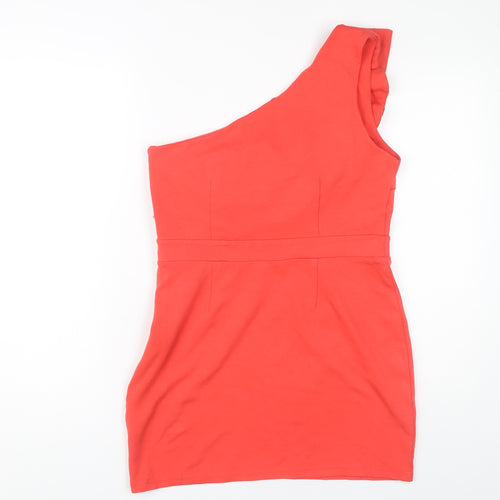 Lipsy Women's Red Bodycon Party Dress Size 14