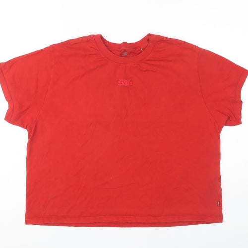 Levi's Red Crew Neck T-Shirt, Unisex Adult L