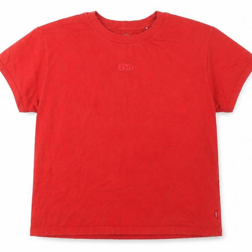 Levi's Red Crew Neck T-Shirt, Unisex Adult L