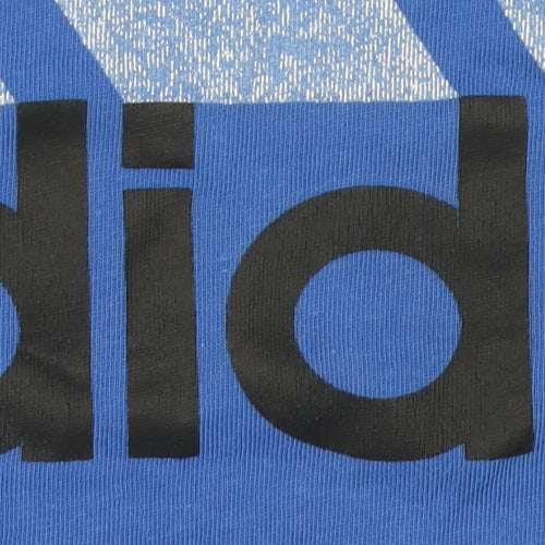 Adidas Men's Blue Medium Sports T-Shirt Crew Neck