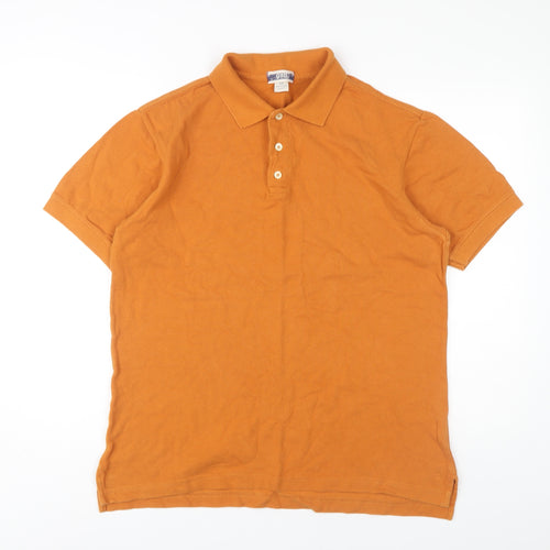 Gap Men's Orange Polo Shirt M - Casual Summer Style
