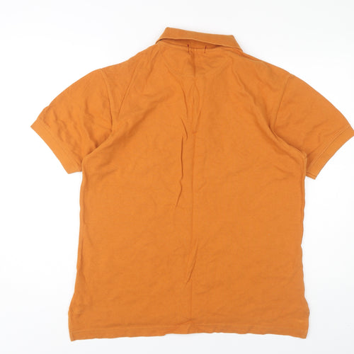 Gap Men's Orange Polo Shirt M - Casual Summer Style