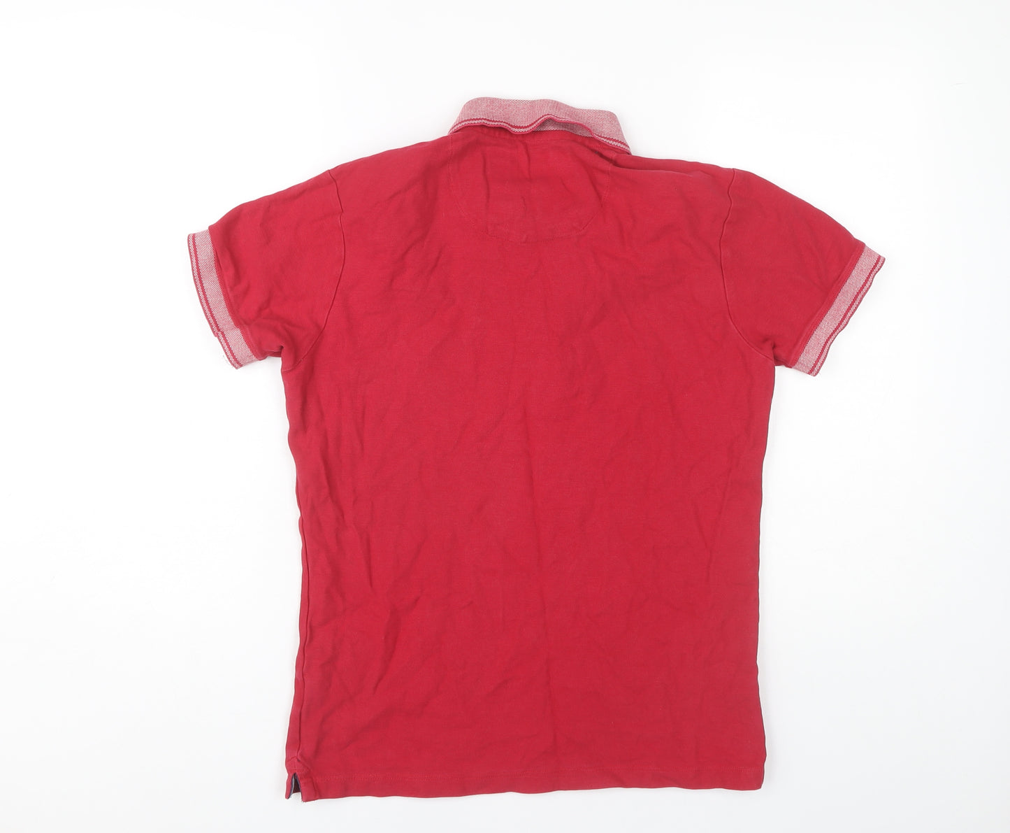 Charles Wilson Men's Red Polo Shirt Size S, Short Sleeve