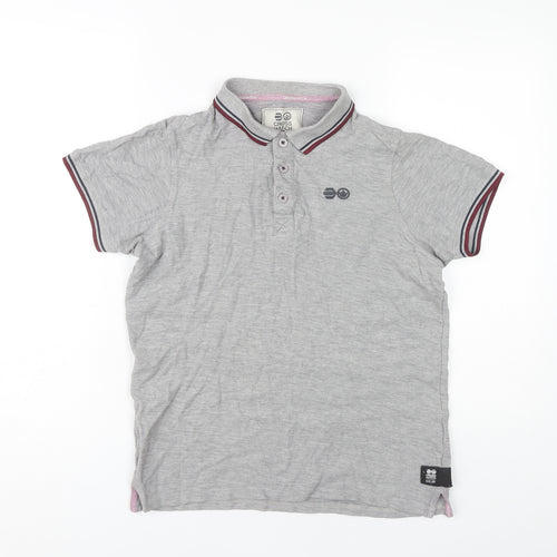 Crosshatch Men's Grey Polo Shirt, Size S, Casual Wear