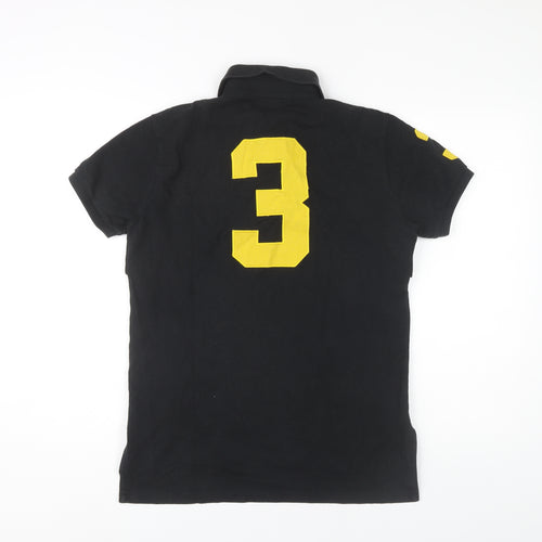 Ralph Lauren Men's Black Polo Shirt S