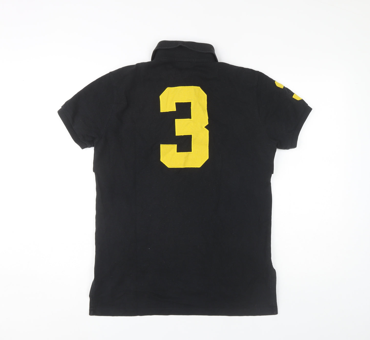 Ralph Lauren Men's Black Polo Shirt S