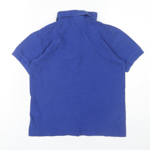 Lacoste Boys Blue Polo Shirt, Size 14 Years, Cotton, Casual