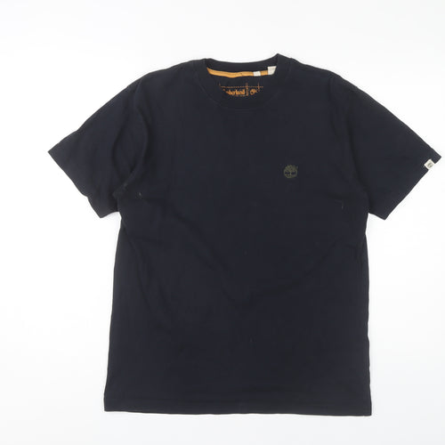 Timberland Men's Black Small Logo T-Shirt