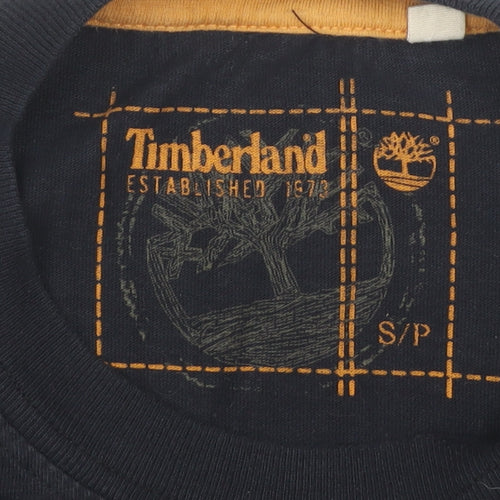 Timberland Men's Black Small Logo T-Shirt