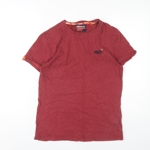 Superdry Men's Red Medium Crew Neck T-Shirt