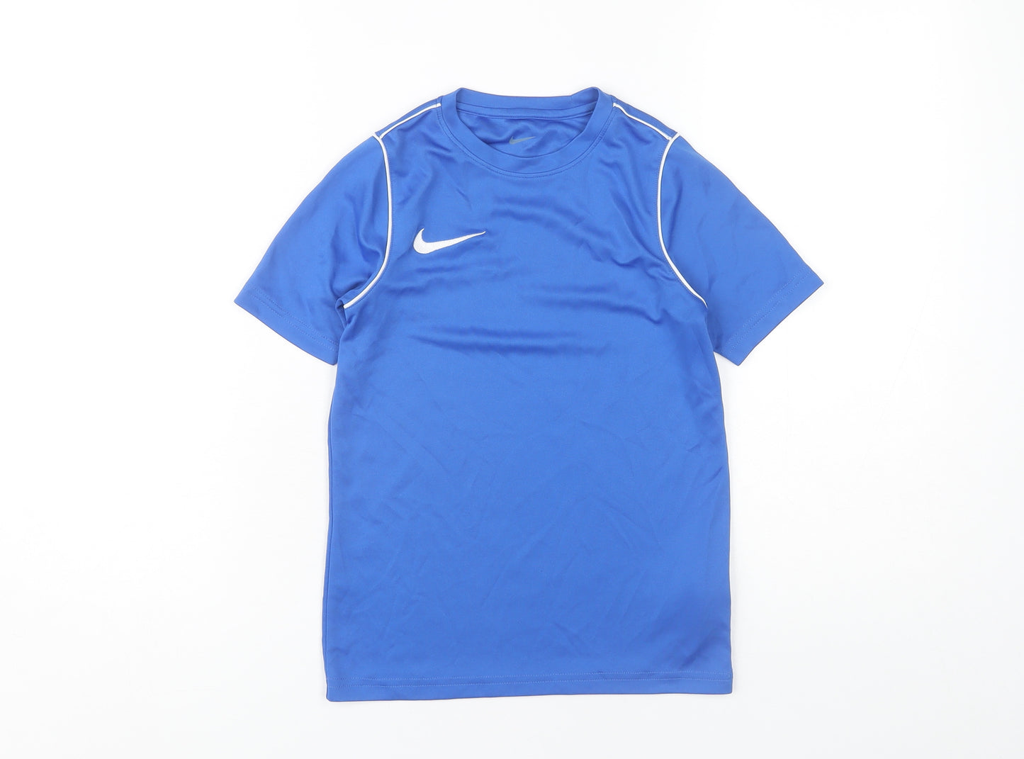 Nike Boys Blue Athletic T-Shirt, Size 8 Years