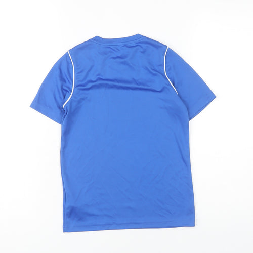 Nike Boys Blue Athletic T-Shirt, Size 8 Years