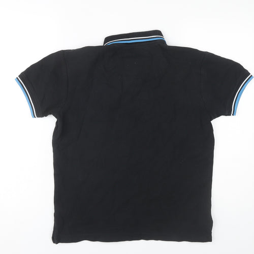 Charles Wilson Men's Black Polo Shirt, Small
