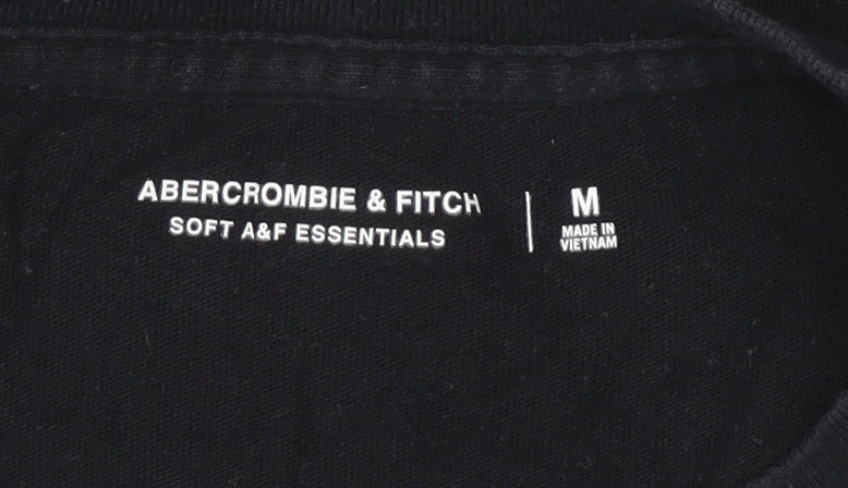 Abercrombie & Fitch Men's Black M Crew Neck T-Shirt