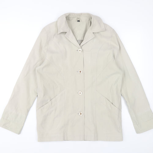 Klass Collection Women's Beige Jacket Size 12