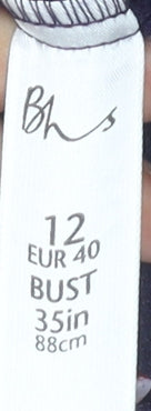 BHS Women's Purple Cowl Neck Tank Top - Size 12