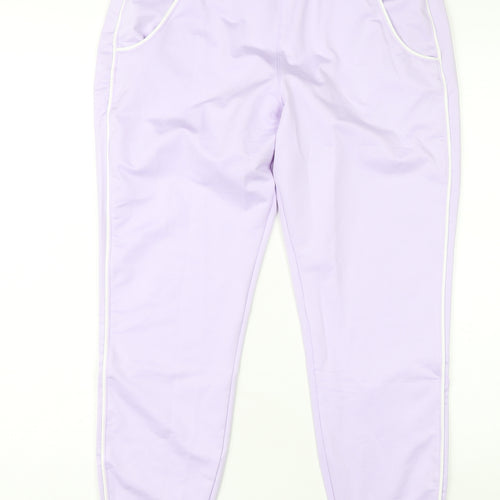 Gymshark Women’s Purple Jogger Trousers - Size M