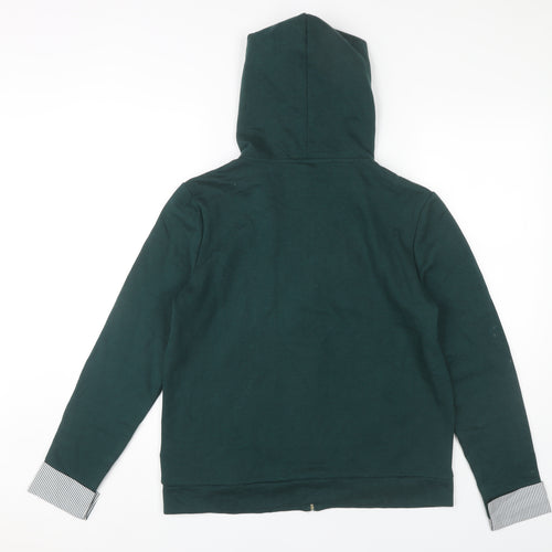 Springfield Women's Green Full Zip Hoodie Size 12