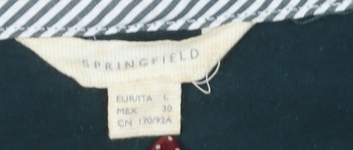 Springfield Women's Green Full Zip Hoodie Size 12