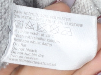 Roman Women's Grey Pullover Jumper Size 14