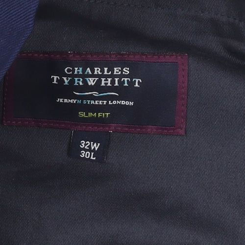 Charles Tyrwhitt Men's Blue Dress Pants Slim Fit
