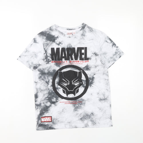 Marvel Boys Black Panther T-Shirt 10-11 Years Multicoloured