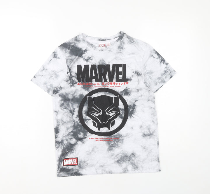 Marvel Boys Black Panther T-Shirt 10-11 Years Multicoloured