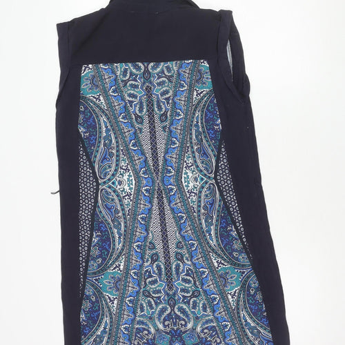 Oasis Blue Sleeveless Dress in M