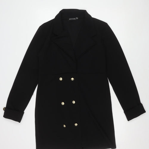 PrettyLittleThing Black Jacket Dress Women Size 14