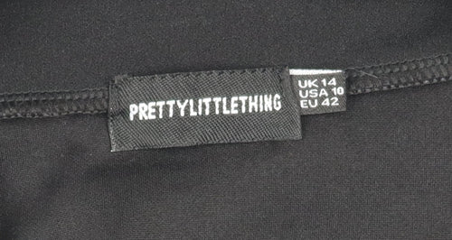 PrettyLittleThing Black Jacket Dress Women Size 14