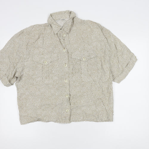 Tru Women's Multicoloured Button-Up Shirt Size 14