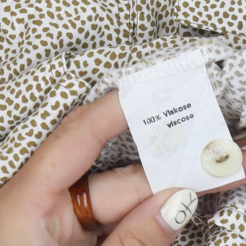 Tru Women's Multicoloured Button-Up Shirt Size 14
