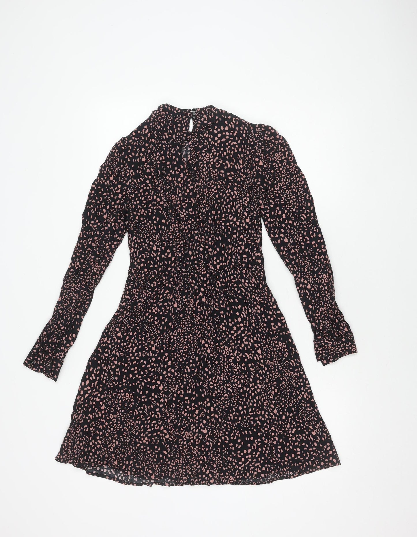 New Look Women's Black Animal Print Dress Size 6