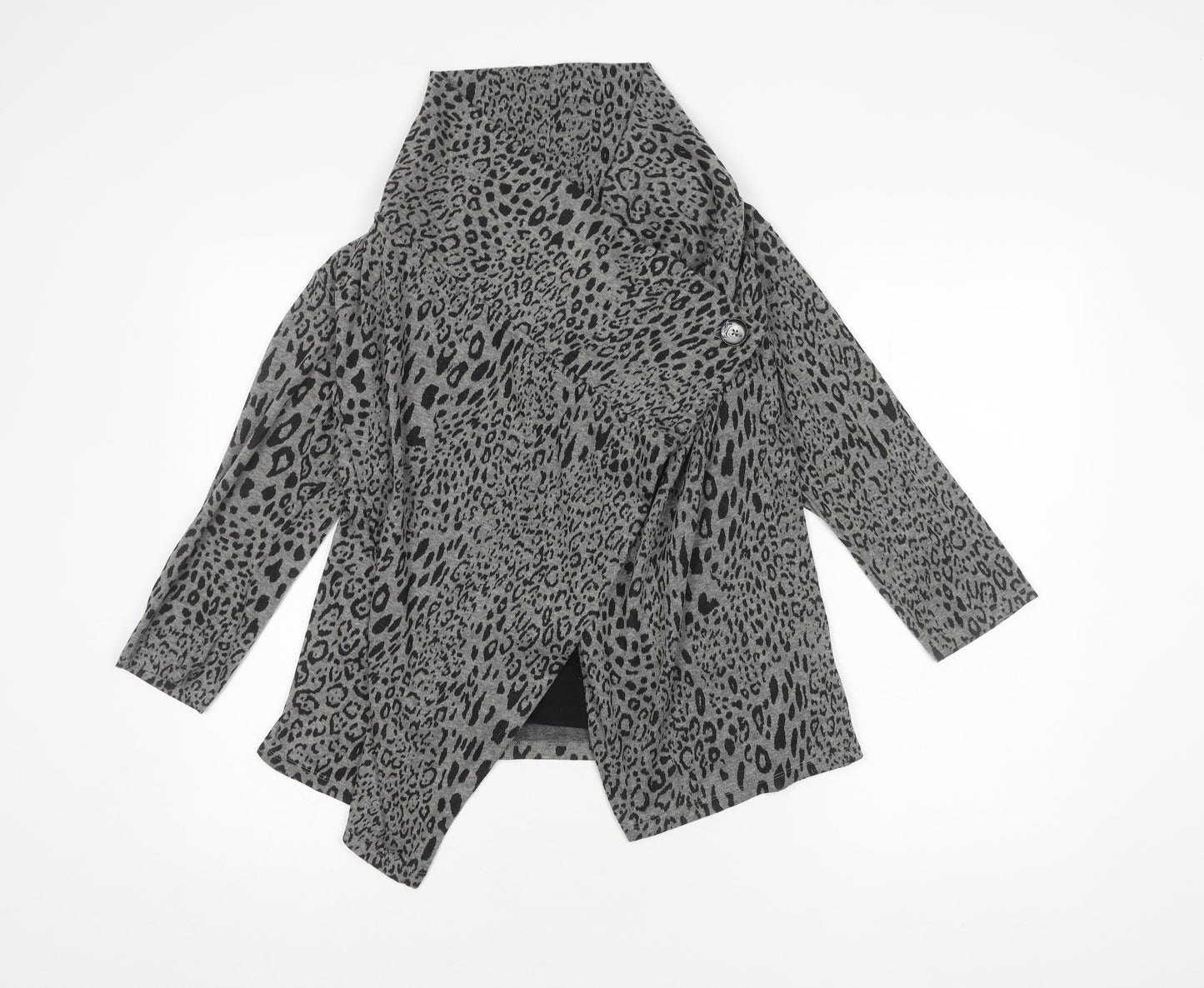 Marks & Spencer Women's Grey Animal Print Cardigan