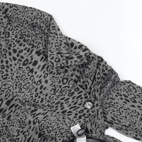 Marks & Spencer Women's Grey Animal Print Cardigan